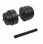 Rebel RBA-2302 állítható súlyzó csatlakozóval 1 x 20 kg, fekete-kék (RBA-2302-1)