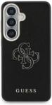GUESS Husa Guess Grained Big 4G Metal Logo compatibila cu Samsung Galaxy S26, Negru (3666339612917)