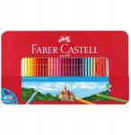 Faber-Castell iskolai zsírkréták, 60 db, fémdobozban, tartozékokkal (305123)