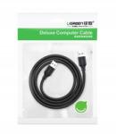 UGREEN kábel Usb 2.0 férfi Usb 2.0 férfi 0, 5m fekete US128 10308 (VXDFSN)