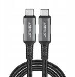 ACEFAST kábel C1-09 Usb-c Usb-c USB4 PD3.1 5A 1m szürke-fekete (6974316282631)