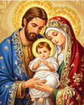 Oh Art! Set pictura pe numere, cu sasiu, Sfanta familie, 40x50 cm (ANG1131)