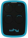 WHY Evo Telecomanda poarta garaj patru canale cod saritor 433.92MHz Why Evo-Sky Blue (854) (Why Evo–Sky Blue)