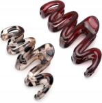 Clip Elegáns Nagy Hajcsat Claw Clip 2 Db Kakaó