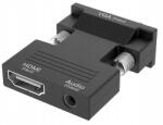 Verk Group Verk 06253 Hdmi-vga átalakító D-sub Audio kimenettel (06253)