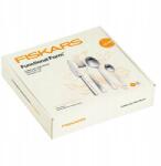 Fiskars Konyhai evőeszköz készlet 6 személyes rozsdamentes acél matt 24db (sztućce łyżeczka widelec nóż stalowe)