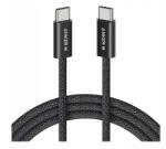 Anker 2 db Usb kábel Anker Zolo Usb-c Usb-c kábel 240W fekete (A8060H12)