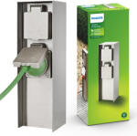 Philips Elektromos kerti oszlop 2x Schuko aljzat 230V IP44 Acél Philips Rock (171084716)