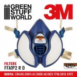3M Gsw 3M Légzésvédő maszk (półmaska FFA1P2 R D)