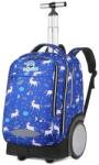 KidsCare Ghiozdan cu roti 2 in 1, KidsCare Uniconi, troler scolar cu maner telescopic si roti mari pline, rucsac pentru copii, albastru (KC_GHTRP_BlueUnicorn2)