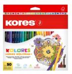 Kores zsírkréta Kolores Style, 50 db Mandalák (93350)