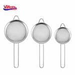 VANORA Set 3 strecurători Vanora Home din inox, 8/10/12 cm (VN-JN-3ST)