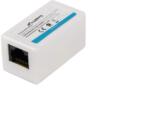 Lanberg Cuplaj inline RJ45 Lanberg Cat. 5e, mamă-mamă, U/UTP, alb (AD-RJ45-RJ45-OU5)
