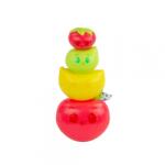 TOMY Jucărie de stivuire Lamaze Stack & Nest Fruit Pals, 4 fructe, zornăitoare și joacă în apă, 12 luni+ (T27461)