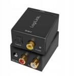 LogiLink Toslink Analóg-Digitális Audio Rca átalakító 24bit LogiLink átalakító (CA0102)