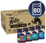 FELIX Fantastic tasakok marhahús, csirke, tonhal, tőkehal zselében 80x85 g (12526477)