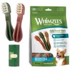WHIMZEES Fogkefe kefe Kutyáknak Whimzees r. S rágóka 24 db +tekercs (WHZ302)