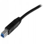 StarTech StarTech. com USB3CAB2M Usb kábel, 2 m, Usb A Usb B, fekete (HP1837)