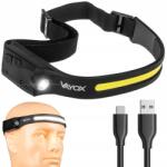 Vayox Fejlámpa Akkumulátor Led Szalag Szilikon Usb-c Ipx Vayox (OPASKA SPORTOWA LED CZUJNIK RUCHU)