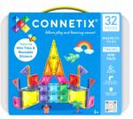 Connetix Mágneses utazó építőkockák Connetix Travel Mini 32 el. fogantyúval ellátott bőröndben (CONNETIX oryginalne klocki magnetyczne 3+)