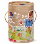 Molto Molto: Nature City Bloks fa építőjáték 79db-os szett