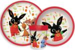 Bing Happy Carrots csúszásmentes étkészlet, micro műanyag szett (JVL66684) - sziporkashop
