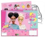 Barbie Happy Thoughts A/4 spirál vázlatfüzet 40 lapos matricával (GIM34984416)