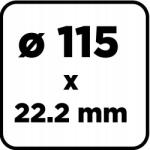 GRAPHITE Gyémánt csiszolótárcsa (57T323)