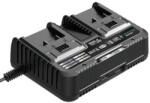 SolPlant Incarcator dublu pentru acumulatori, 18V, Li-ion, 2x2.3A, SAS+ALL, Dedra