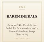 Bareminerals Barepro 24hr Fond de ten Pudră Perfeccionadora de La Piele 45-Medium Deep Neutral 8g