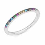 Flippy Inel Argint 925 cu Minizirconii Colorate, Marime 56, 1.1 g (06747)
