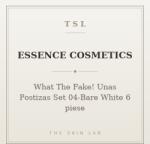 Essence Cosmetics What The Fake! Unas Postizas Set 04-Bare White 6 bucăți