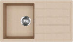 Evido EASY 45 S gránit mosogató, 760 x 440 mm, avena (105981) - gepradar