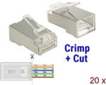 Delock RJ45 crimp + cut plug Cat. 6 STP (86454)