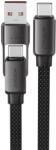 ACEFAST Cablu USB-C la USB-A / USB-C Acefast C13-05 3 A 480 Mb/s 0.2 m negru (C13-05)