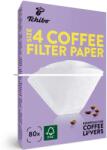 Tchibo Filtre albe, hartie, pentru cafetiere, marimea 4, 80 buc, FSC Mix (386008)