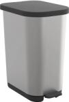 rotho Ribo Silver - pedal bin - 35l (7610859269904)