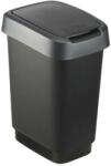 Rotho Twist Silver - trash bin - 50l (7610859135421) Cos de gunoi