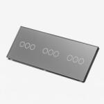 Tosyco Întrerupător simplu cu touch (tactil) din sticlă [CLONE] [CLONE] [CLONE] [CLONE] (TOS-C3G3G3G-Y)