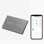 Tosyco Întrerupător simplu cu touch (tactil) din sticlă [CLONE] [CLONE] [CLONE] [CLONE] [CLONE] [CLONE] (TOS-C3G3G1WWIFI-L-Y)