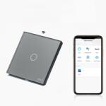 Tosyco Întrerupător simplu WIFI cu touch (tactil) din sticlă [CLONE] (TOS-ME1G1W-ZB-LN-Y)