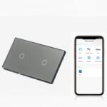 Tosyco Întrerupător simplu cu touch (tactil) din sticlă [CLONE] [CLONE] [CLONE] (TOS-C1G1G1WWIFI-L-Y)