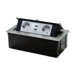 Tosyco Priză Schuko simplă cu ramă din sticlă [CLONE] [CLONE] [CLONE] (TOS-IGZ-517USB-Y)