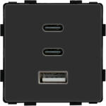 Tosyco Modul încărcător 1 x USB 1.1 A cu indicator LED [CLONE] [CLONE] [CLONE] (TOS-GAN65W-B)