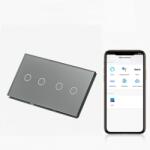Tosyco Întrerupător simplu cu touch (tactil) din sticlă [CLONE] [CLONE] [CLONE] [CLONE] [CLONE] (TOS-C2G2G1WWIFI-L-Y)