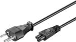 Goobay Cablu de alimentare goobay 93960 tip J (Elvetia) la C5 1.8 m negru (93960)