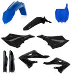 Acerbis idomszett - YAMAHA 125/250 22/23 - BLUE - FULL PLASTIC KIT YAMAHA 125/250 2022 - kék/fekete