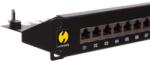 NETRACK patchpanel 19'' 24 ports cat. 6A FTP, Krone IDC (104-19) - vexio