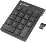 Manhattan Wireless numeric keypad 18 keys black (178846)
