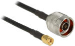 Delock N plug antennakábel RP-SMA dugó CFD200 1, 5 m alacsony veszteséggel
